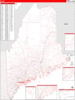 Maine  Wall Map