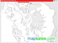 Prince of Wales-Hyder County, AK Wall Map Zip Code