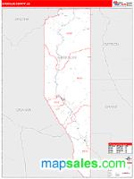 Greenlee County, AZ Wall Map Zip Code
