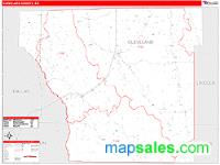 Cleveland County, AR Wall Map Zip Code