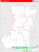 Lafayette County, AR Wall Map Zip Code