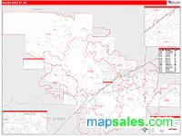 Saline County, AR Wall Map Zip Code