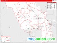 Yolo County, CA Wall Map Zip Code
