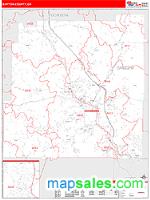 Bartow County, GA Wall Map Zip Code