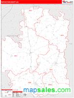 Meriwether County, GA Wall Map Zip Code