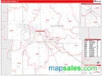 Black Hawk County, IA Wall Map Zip Code