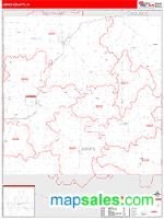 Jones County, IA Wall Map Zip Code