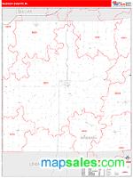 Madison County, IA Wall Map Zip Code