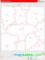 Pocahontas County, IA Wall Map Zip Code