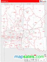 Polk County, IA Wall Map Zip Code