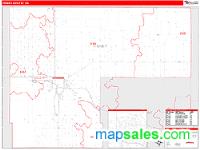 Finney County, KS Wall Map Zip Code