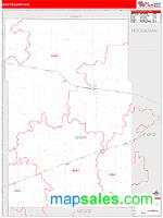 Gray County, KS Wall Map Zip Code