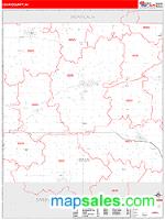 Ionia County, MI Wall Map Zip Code