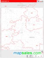 Oscoda County, MI Wall Map
