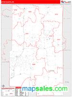 Aitkin County, MN Wall Map Zip Code