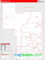 Beltrami County, MN Wall Map Zip Code
