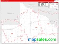 Brown County, MN Wall Map Zip Code