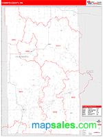 Hubbard County, MN Wall Map Zip Code