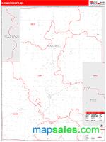 Kanabec County, MN Wall Map Zip Code