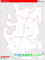 Tunica County, MS Wall Map Zip Code