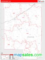 Crawford County, MO Wall Map Zip Code