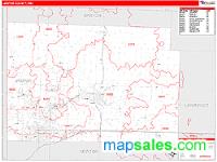 Jasper County, MO Wall Map Zip Code