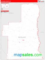 Petroleum County, MT Wall Map Zip Code