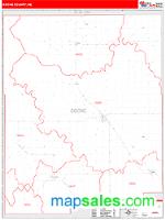 Boone County, NE Wall Map