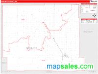 Box Butte County, NE Wall Map Zip Code