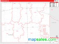 Furnas County, NE Wall Map Zip Code