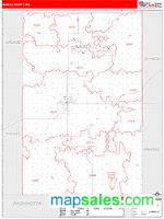 Gage County, NE Wall Map Zip Code
