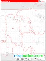 Madison County, NE Wall Map Zip Code