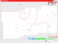 Nance County, NE Wall Map Zip Code