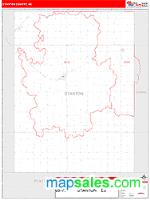 Stanton County, NE Wall Map Zip Code