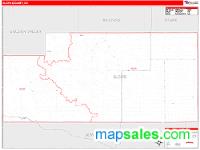 Slope County, ND Wall Map