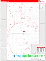 Blaine County, OK Wall Map Zip Code