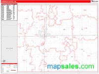 Garfield County, OK Wall Map Zip Code