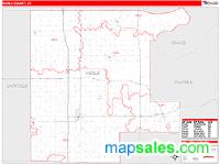 Noble County, OK Wall Map Zip Code