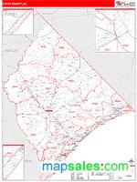 Horry County, SC Wall Map Zip Code