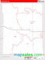Aurora County, SD Wall Map