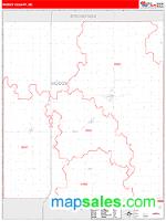Moody County, SD Wall Map Zip Code