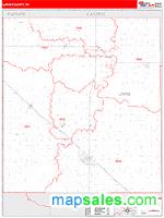 Lamb County, TX Wall Map Zip Code