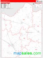 Montague County, TX Wall Map Zip Code