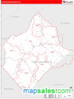 Rappahannock County, VA Wall Map