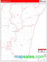 Kewaunee County, WI Wall Map Zip Code