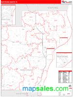 Manitowoc County, WI Wall Map Zip Code