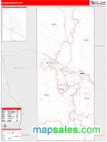 Goshen County, WY Wall Map Zip Code