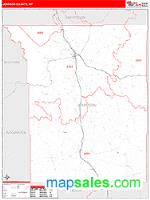 Johnson County, WY Wall Map