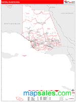 Ventura Metro Area Wall Map