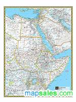 Northeastern Africa Wall Map